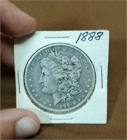 1888 P Morgan Silver Dollar