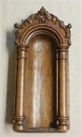 Neo Renaissance Oak Petite Statuary Niche.