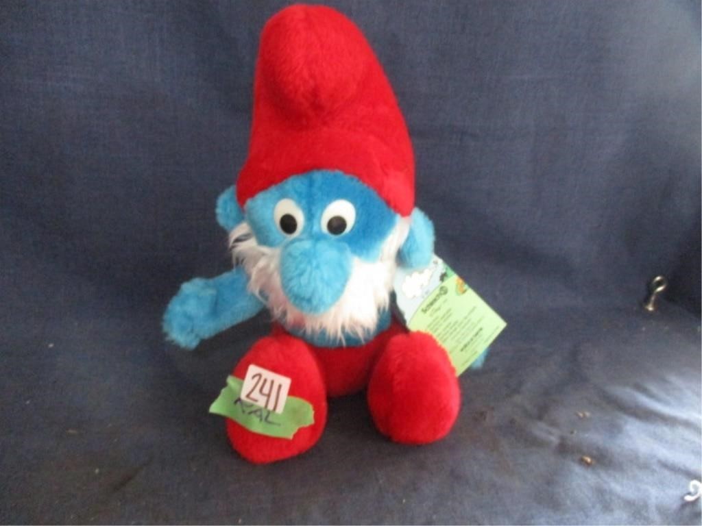 smurf beanbag toy