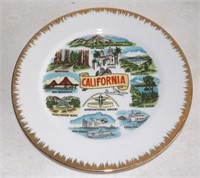 Vintage California Scenic Souvenir Plate