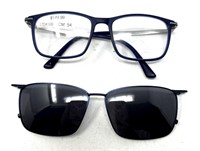 Easy Clip Takumi Eye Glass Frames With Sunglasses