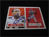 2002 TOPPS HERITAGE RANDY MOSS AUTOGRAPH