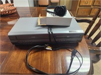 Magnavox DVD/VCR Player & Earphones