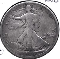 1916 WALKIN G HALF DOLLAR VG