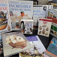 12 Books on Ship models, Ships, 1 on History, 1