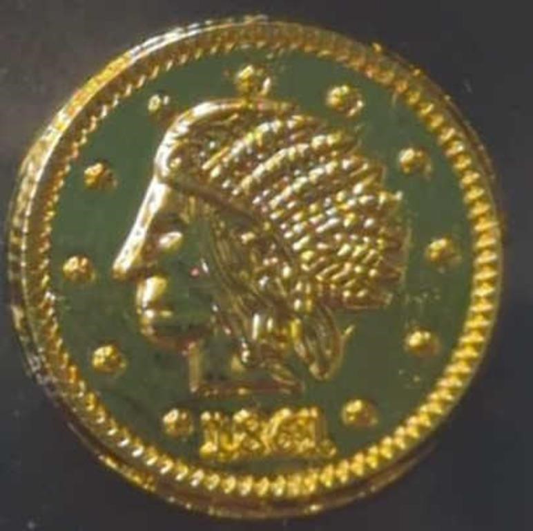 1/4 California Gold 1861 token