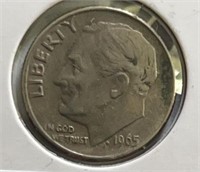 1965 Roosevelt Dime