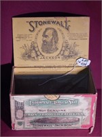 Stonewall Jackson cigar box (as found)