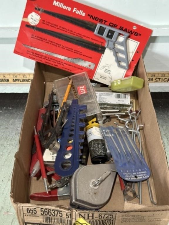 SMALL HARDWARE, NAILS, MILLERS SAW, MORE