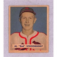 1949 Bowman Red Schoendienst Vgex