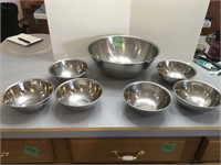 metal popcorn bowl set