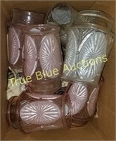 Case of Cut Glass Candle Shadles