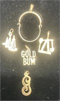 Assorted 14K Gold Charms