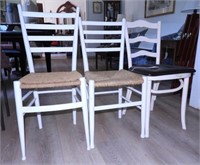 Lot #4927 - Four miscellaneous side chairs