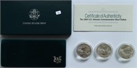 US VETERANS SILVER DOLLARS W BOX PAPERS