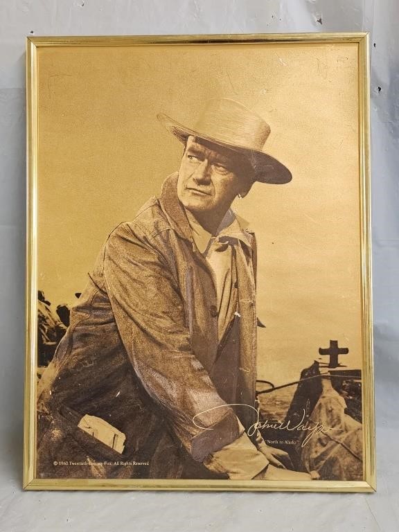 1960 John Wayne Movie Print