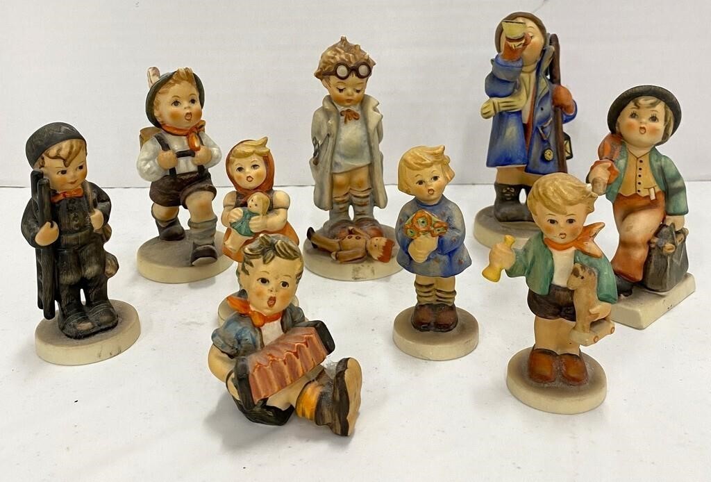 Nine Hummel Figures