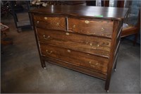 Antique Oak Small Dresser w/Dove Tail Drawers