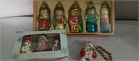 Mercury Glass/Assorted Christmas Ornaments