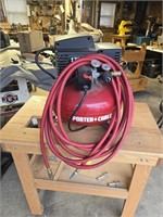 Porter Cable air compressor & hose