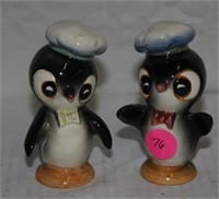 JAPAN COOKING PENGUIN S/P SHAKERS