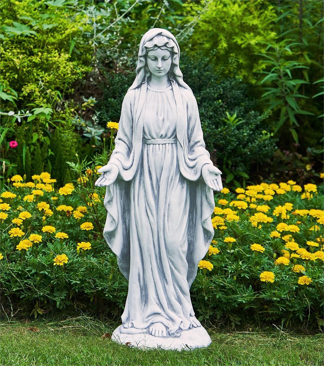 TOETOL Virgin Mary 29.9 Inch Outdoor Statue Religi