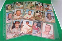 43x 1962 Topps Baseball Cards Schilling Hardy ++