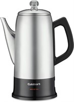 Cuisinart 12-Cup Black Stainless Steel Percolator,