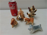 Vintage Mini China Dog Figurines