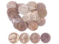 (40) U. S. Silver Quarters
