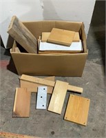 Box of Assorted wood pcs