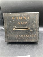Metal Standard Oil Company First Aid Box