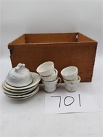 Vintage Childs Tea Set, Box