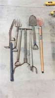 YD 8pc shovel Garden tools Pitch fork Handles