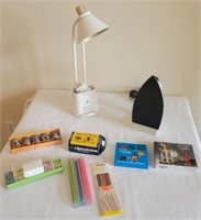 Sunbeam Iron, Candles, Table Lamp, & More