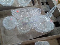 Glassware--covered dishes, long dish