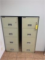 4 Schwab 4 drawer Fireproof Filing Cabinets