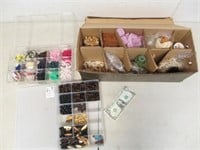 Large Lot of Assorted Beads & Add'l Crafting