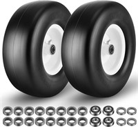 2Pack 13x5.00-6 Flat Free Tire and Wheel
