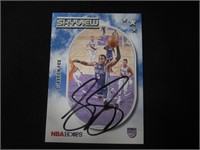 De'Aaron Fox signed basketball card COA