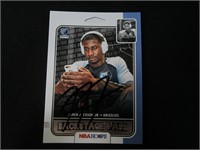 Jaren Jackson Jr signed basketball card COA