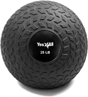 Yes4All 25 lbs Slam Ball for Strength, Power and