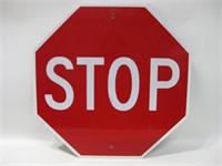18" Wide Metal Decorative Stop Sign
