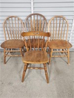 Wooden Chairs(4)