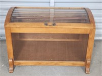 Wooden and Glass Chest