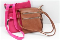 "Scansafe" Hot Pink Crossbody Handbag/Purse &