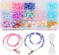 Mermaid Pearl Beads Kit  Multicolor