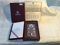 1988 Us Mint Prestige set w/ Silver Olympic Dollar