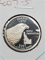 2007-S Clad Proof Washington State Quarter