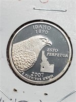 2007-S Clad Proof Washington State Quarter